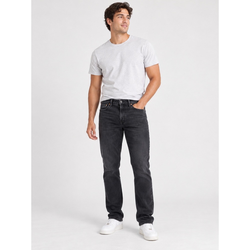 American Eagle AirFlex\+ Men's Slim Straight Black Jeans 30x34
